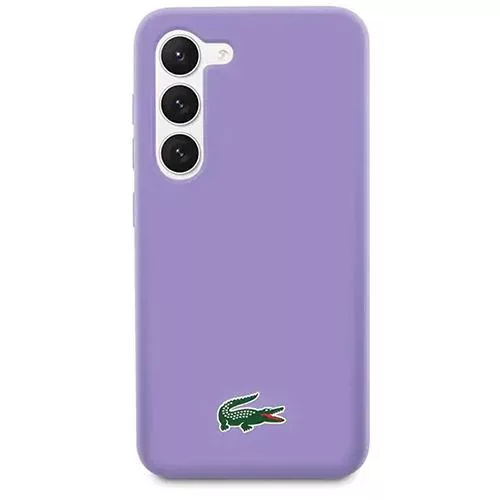 Lacoste LCHCS23SSLOU Samsung Galaxy S23 S911hátlap, tok Silicone, lila