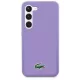 Lacoste LCHCS23SSLOU Samsung Galaxy S23 S911hátlap, tok Silicone, lila