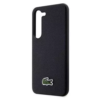   Lacoste LCHCS23SPVCK Samsung Galaxy S23, hátlap, tok Iconic Petit Pique, fekete