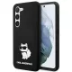 Karl Lagerfeld case Samsung Galaxy S23 Plus KLHCS23MSNCHBCK hardcase Silicone Choupette tok, fekete