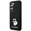 Karl Lagerfeld case Samsung Galaxy S23 Plus KLHCS23MSNCHBCK hardcase Silicone Choupette tok, fekete