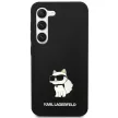Karl Lagerfeld case Samsung Galaxy S23 Plus KLHCS23MSNCHBCK hardcase Silicone Choupette tok, fekete