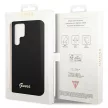 Guess GUHCS23LSLSMK Samsung Galaxy S23 Ultra hátlap, tok Silicone Vintage Gold Logo, fekete