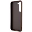 Guess GUHCS23S4GMGBR Samsung Galaxy S23 hátlap, tok 4G Big Metal Logo, barna