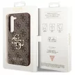Guess GUHCS23S4GMGBR Samsung Galaxy S23 hátlap, tok 4G Big Metal Logo, barna