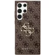 Guess GUHCS23L4GMGBR 4G Big Metal Logo Samsung Galaxy S23 Ultra hátlap, tok, barna