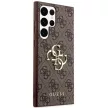 Guess GUHCS23L4GMGBR 4G Big Metal Logo Samsung Galaxy S23 Ultra hátlap, tok, barna