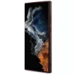 Guess GUHCS23L4GMGBR 4G Big Metal Logo Samsung Galaxy S23 Ultra hátlap, tok, barna