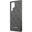 Guess GUHCS23LG4GFGR Samsung Galaxy S23 Ultra hátlap, tok 4G Metal Gold Logo, szürke