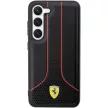 Ferrari FEHCS23MPCSK Perforated 296 P Samsung Galaxy S23 Plus, hátlap, tok, fekete