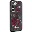 Guess GUHCS23MHCFWSA Samsung Galaxy S23 Plus hátlap, tok Flower Collection, zöld