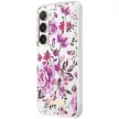 Guess GUHCS23MHCFWST Samsung Galaxy S23 Plus hátlap, tok Flower Collection, fehér
