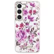 Guess GUHCS23MHCFWST Samsung Galaxy S23 Plus hátlap, tok Flower Collection, fehér