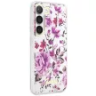 Guess GUHCS23MHCFWST Samsung Galaxy S23 Plus hátlap, tok Flower Collection, fehér