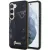 Guess GUHCS23SHTMRSK Samsung Galaxy S23 hátlap, tok Golden Marble Collection, fekete