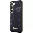 Guess GUHCS23SHTMRSK Samsung Galaxy S23 hátlap, tok Golden Marble Collection, fekete