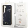 Guess GUHCS23SHTMRSK Samsung Galaxy S23 hátlap, tok Golden Marble Collection, fekete