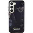 Guess GUHCS23MHTMRSK Samsung Galaxy S23 Plus hátlap, tok Golden Marble Collection, fekete