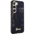 Guess GUHCS23MHTMRSK Samsung Galaxy S23 Plus hátlap, tok Golden Marble Collection, fekete