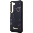 Guess GUHCS23MHTMRSK Samsung Galaxy S23 Plus hátlap, tok Golden Marble Collection, fekete