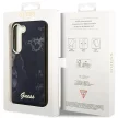 Guess GUHCS23MHTMRSK Samsung Galaxy S23 Plus hátlap, tok Golden Marble Collection, fekete