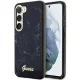 Guess GUHCS23SPCUMAK Samsung Galaxy S23 hátlap, tok Marble, fekete