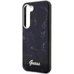 Guess GUHCS23SPCUMAK Samsung Galaxy S23 hátlap, tok Marble, fekete