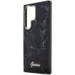 Guess GUHCS23LPCUMAK Samsung Galaxy S23 Ultra hátlap, tok Marble, fekete