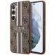Guess GUHCS23MP4RPSW Samsung Galaxy S23 Plus hátlap, tok 4G Printed Stripe, barna
