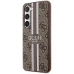 Guess GUHCS23MP4RPSW Samsung Galaxy S23 Plus hátlap, tok 4G Printed Stripe, barna