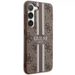 Guess GUHCS23MP4RPSW Samsung Galaxy S23 Plus hátlap, tok 4G Printed Stripe, barna