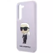 Karl Lagerfeld Silicone Ikonik Samsung Galaxy S23 Plus KLHCS23MSNIKBCU, hátlap, tok, lila