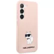Karl Lagerfeld Silicone Choupette Samsung Galaxy S23 Plus KLHCS23MSNCHBCP, hátlap, tok, rózsaszín