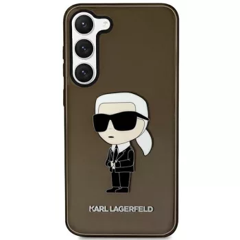   Karl Lagerfeld Ikonik Karl Lagerfeld Samsung Galaxy S23 Plus KLHCS23MHNIKTCK tok, fekete