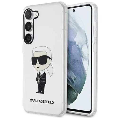 Karl Lagerfeld Ikonik Karl Lagerfeld Samsung Galaxy S23 KLHCS23SHNIKTCT tok, átlátszó