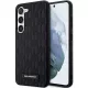 Karl Lagerfeld KLHCS23SSAKLHPK Saffiano Mono Metal Logo Samsung Galaxy S23 hátlap, tok, fekete