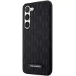 Karl Lagerfeld KLHCS23SSAKLHPK Saffiano Mono Metal Logo Samsung Galaxy S23 hátlap, tok, fekete