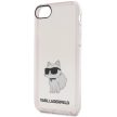Karl Lagerfeld KLHCI8HNCHTCP iPhone 7/8/ SE 2020 / SE 2022 Ikonik Choupette tok, rózsaszín