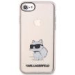 Karl Lagerfeld KLHCI8HNCHTCP iPhone 7/8/ SE 2020 / SE 2022 Ikonik Choupette tok, rózsaszín