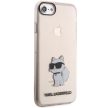 Karl Lagerfeld KLHCI8HNCHTCP iPhone 7/8/ SE 2020 / SE 2022 Ikonik Choupette tok, rózsaszín
