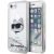 Karl Lagerfeld KLHCI8LNCHCS iPhone 7/8/ SE 2020 / SE 2022 Glitter Choupette Head tok, ezüst