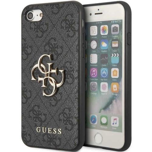 Guess GUHCI84GMGGR iPhone 7/8/SE 2020 / SE 2022 4G Big Metal Logo tok, szürke