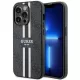 GUESS GUHMP14XP4RPSK iPhone 14 PRO MAX (MagSafe 4G Printed Stripes / tok, fekete)