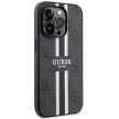GUESS GUHMP14XP4RPSK iPhone 14 PRO MAX (MagSafe 4G Printed Stripes / tok, fekete)