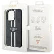 GUESS GUHMP14XP4RPSK iPhone 14 PRO MAX (MagSafe 4G Printed Stripes / tok, fekete)