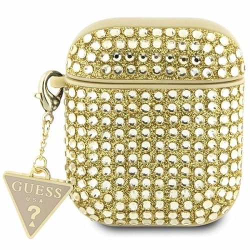 GUESS APPLE AirPods 1/2 GUA2HDGTPD (Rhinestone Triangle Charm) tok, arany