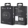 BMW vezeték nélküli töltő BMCBMSPLK, fekete Magsafe Charger Printed Logo