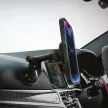 BMW M Edition mágneses autós tartó 15 W-os vezeték nélküli töltővel, fekete
