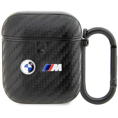 BMW BMA2WMPUCA2 AirPods 1/2 tok, Carbon Double Metal Logo, fekete