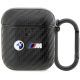 BMW BMA2WMPUCA2 AirPods 1/2 tok, Carbon Double Metal Logo, fekete